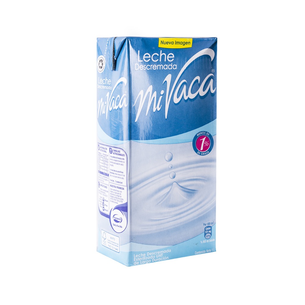 LECHE DESCREMADA MI VACA 1L