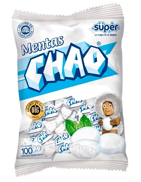 CARAMELOS MENTA CHAO 100UND