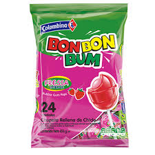 CHUPETA BON BON BUM FRESSA INTENSA 24UND