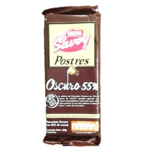 CHOCOLATE SAVOY POSTRE OSCURO 55% NESTLE 4UND