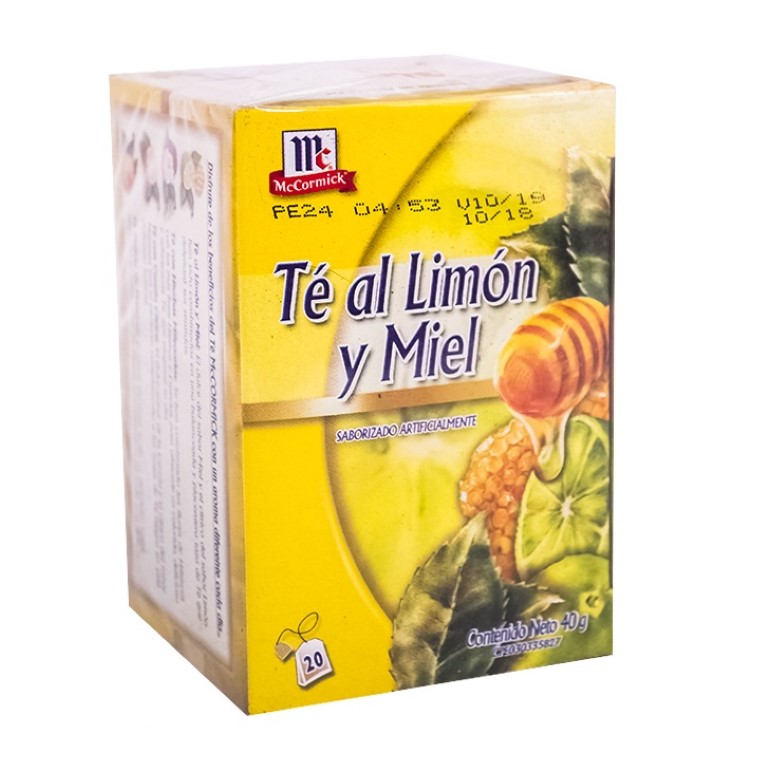 TÉ AL LIMÓN Y MIEL 20 UND