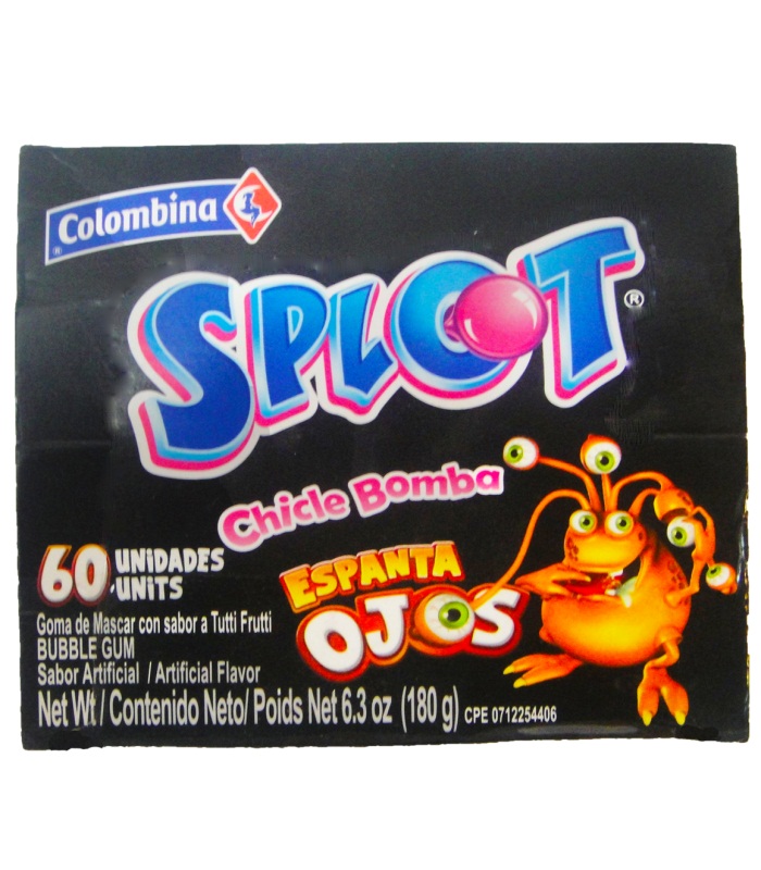 CHICLE SPLOT BOMBA ESPANTA OJOS 60UND