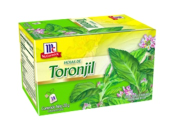 TÉ HOJAS DE TORONJIL 20 UND