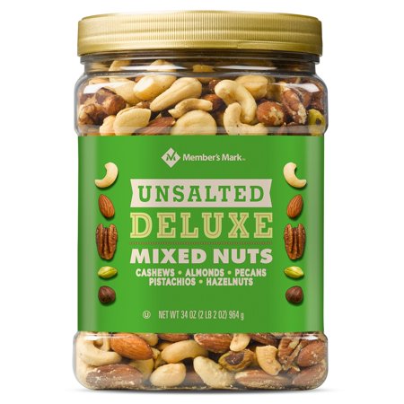 UNSALTED DELUXE MIXED NUTS 964GR