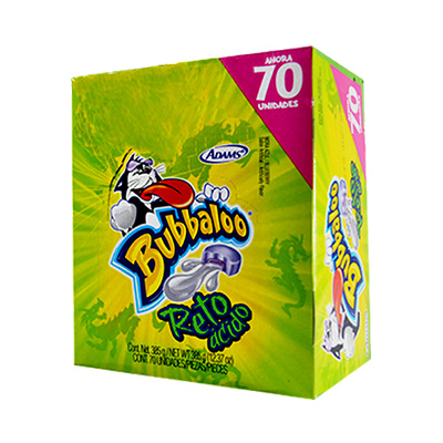 BUBBALOO RETO ÁCIDO 70UND