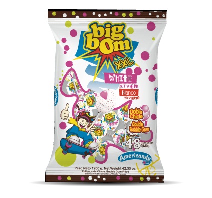 CHUPETA BIG BOM XXL WHITE 48UND
